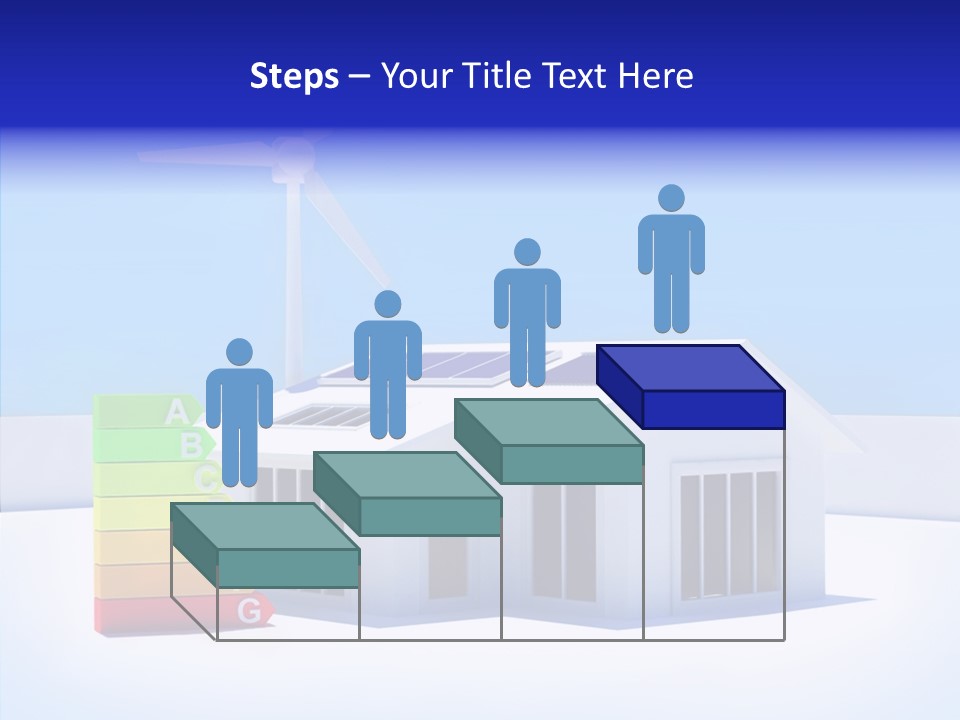 Green Carbon House PowerPoint Template