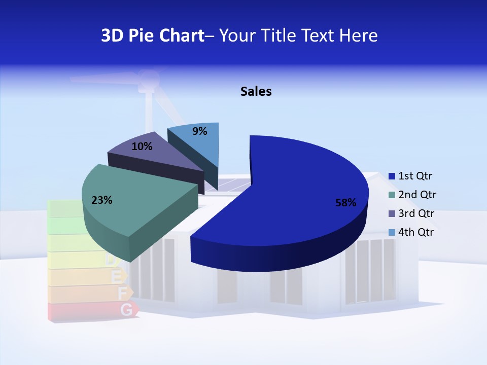 Green Carbon House PowerPoint Template