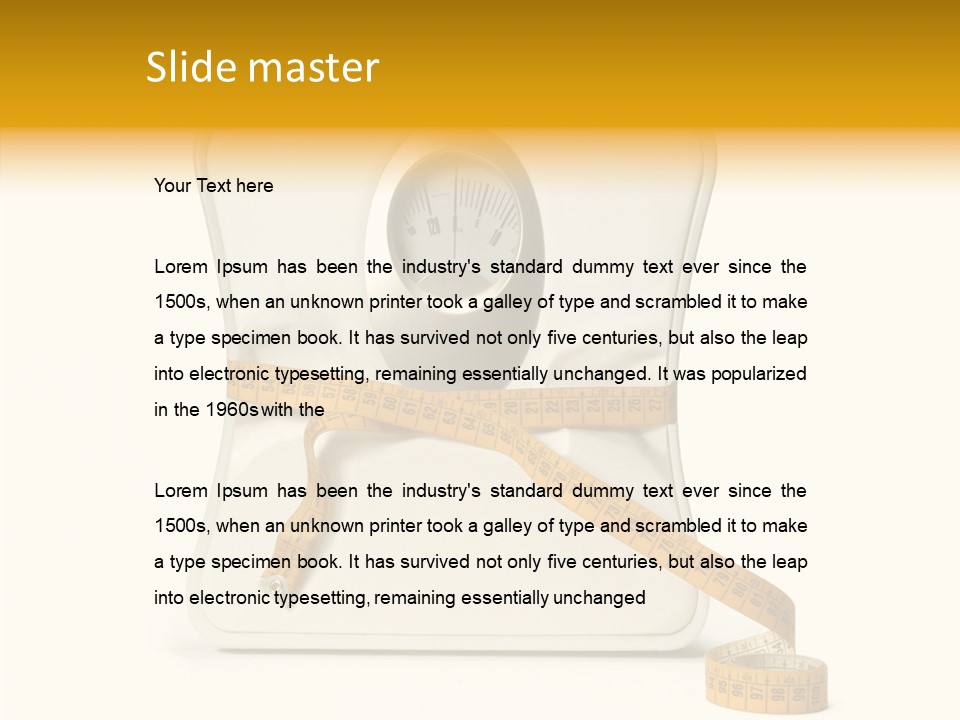 Number Tape Tightening PowerPoint Template