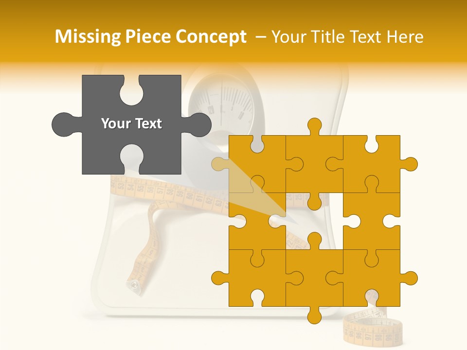 Number Tape Tightening PowerPoint Template