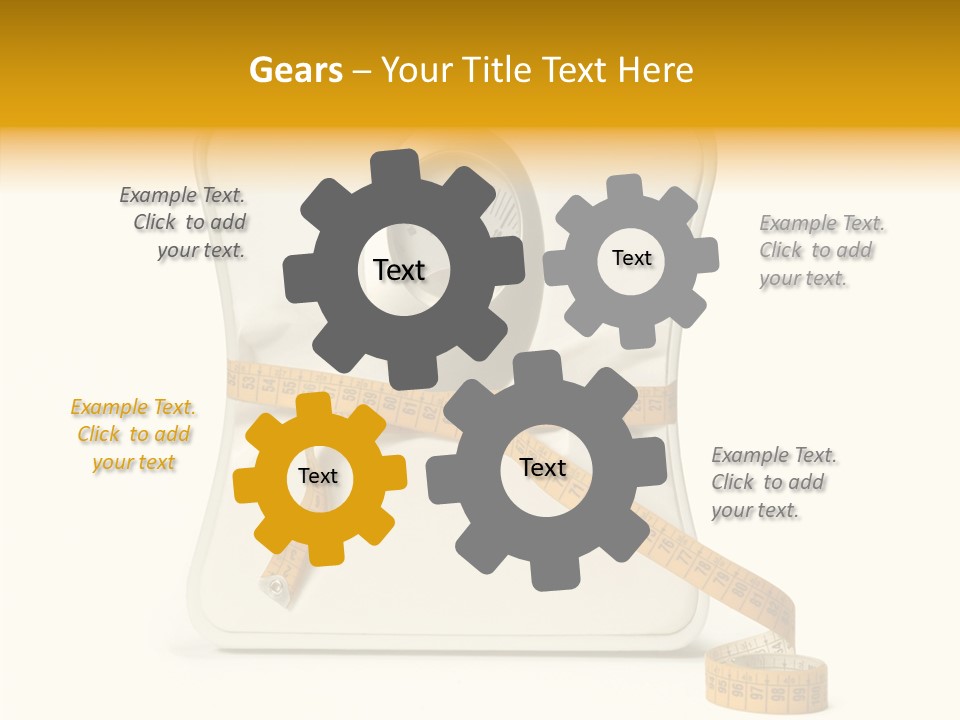 Number Tape Tightening PowerPoint Template