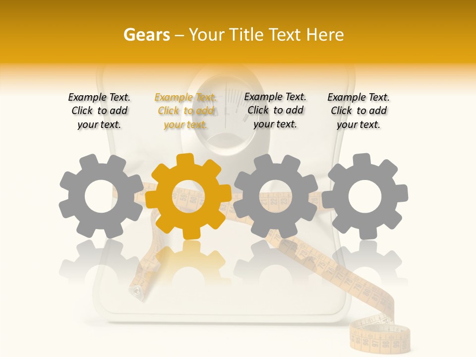 Number Tape Tightening PowerPoint Template