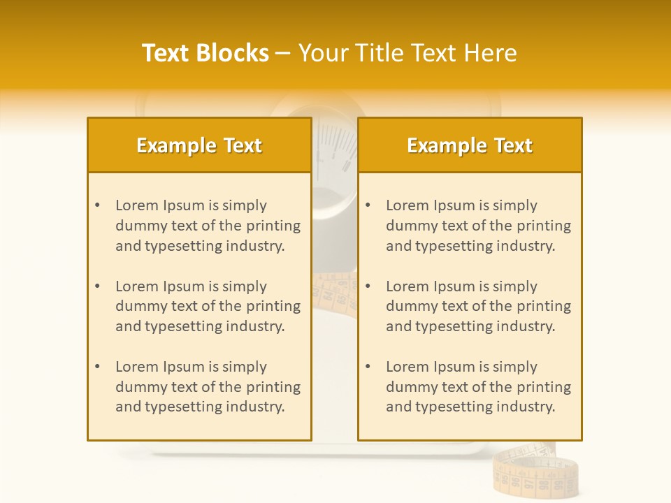Number Tape Tightening PowerPoint Template