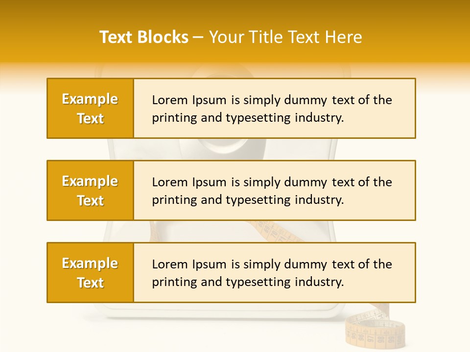 Number Tape Tightening PowerPoint Template