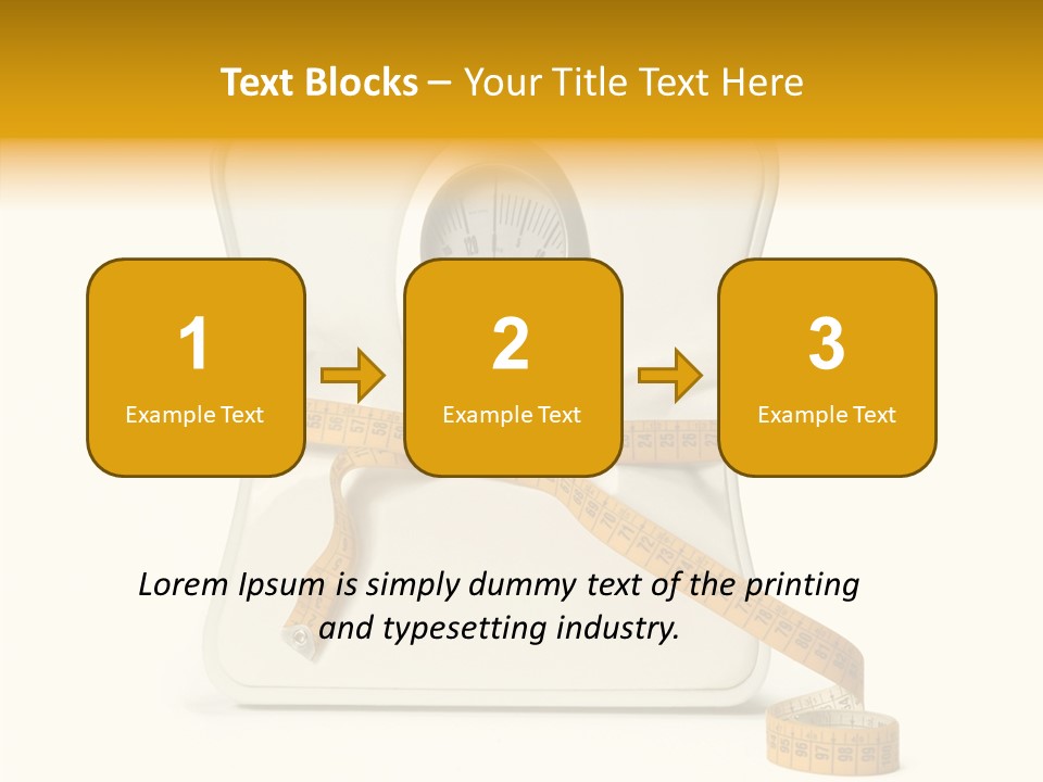 Number Tape Tightening PowerPoint Template