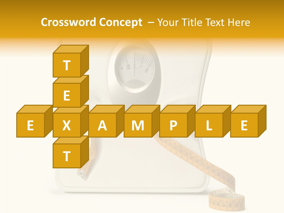 Number Tape Tightening PowerPoint Template