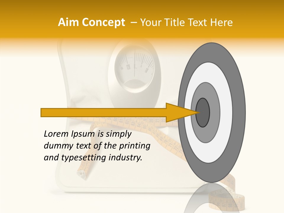 Number Tape Tightening PowerPoint Template
