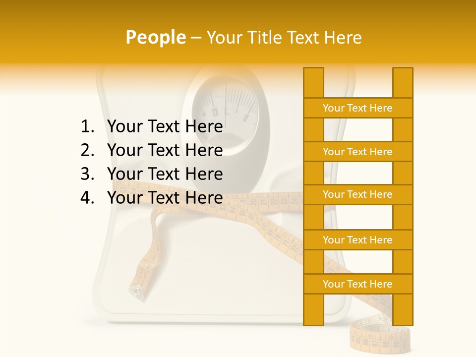 Number Tape Tightening PowerPoint Template