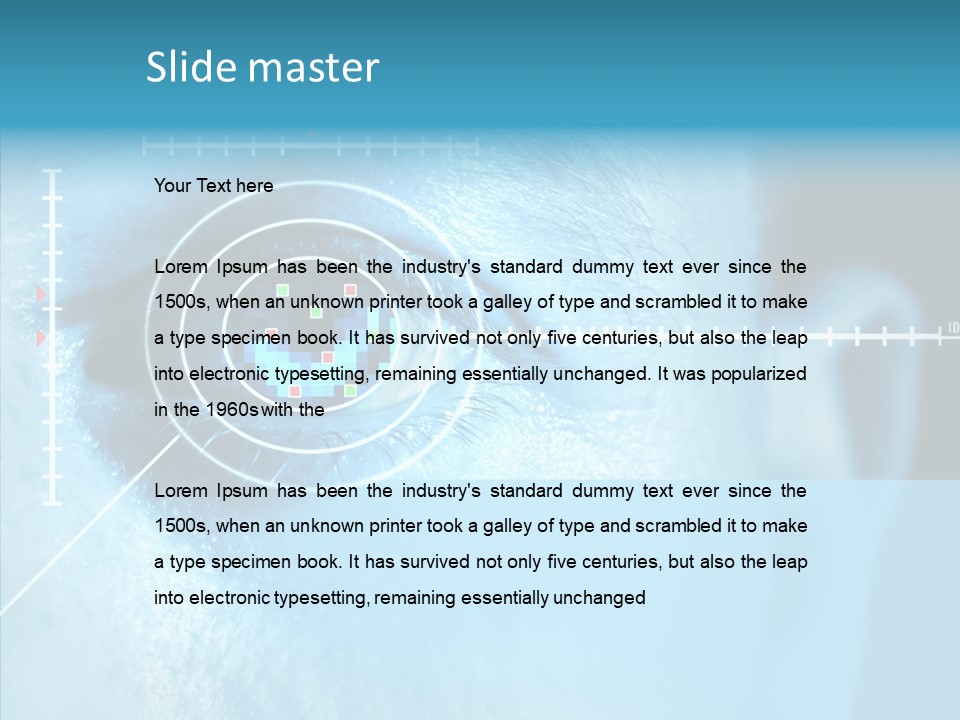 Recognition Grid Password PowerPoint Template