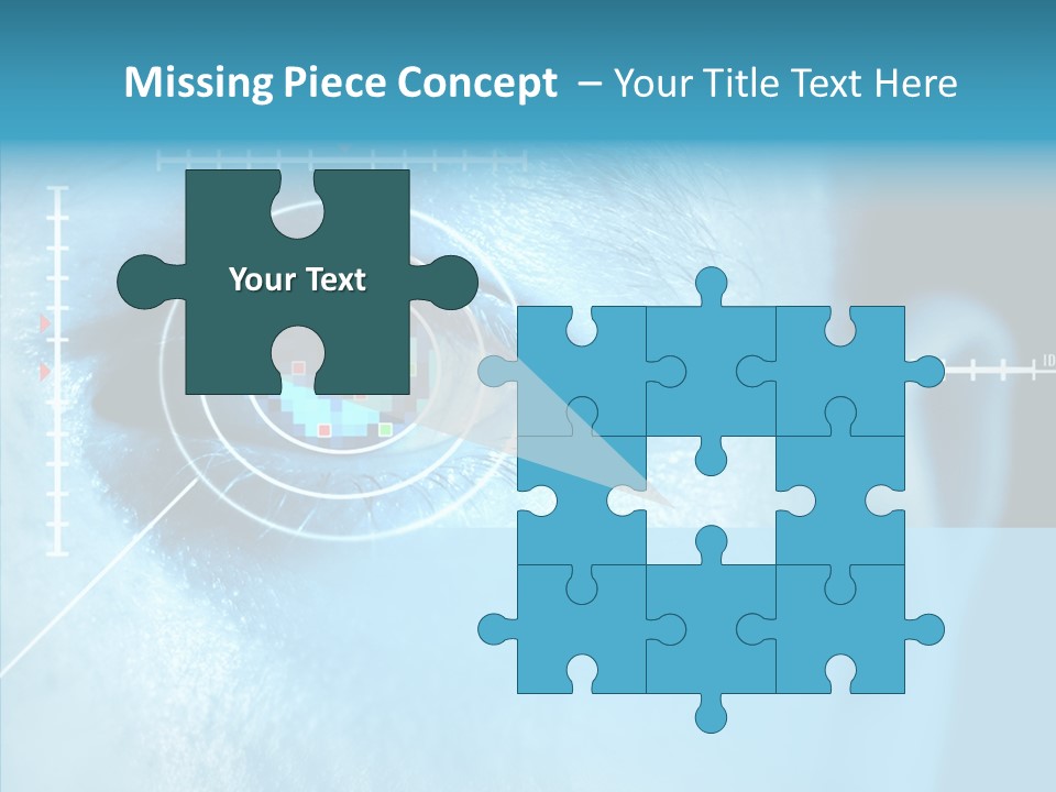 Recognition Grid Password PowerPoint Template