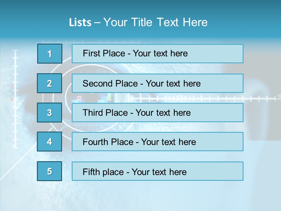 Recognition Grid Password PowerPoint Template