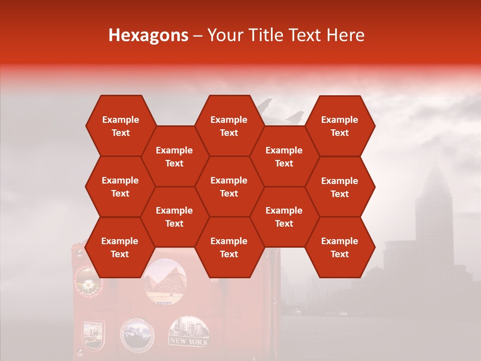 Fly Airport Sky PowerPoint Template