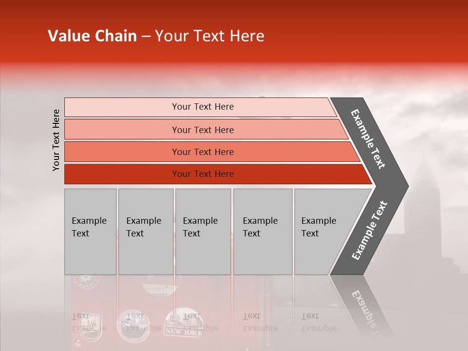 Fly Airport Sky PowerPoint Template