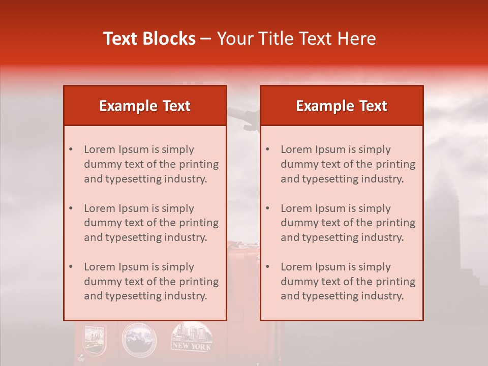 Fly Airport Sky PowerPoint Template