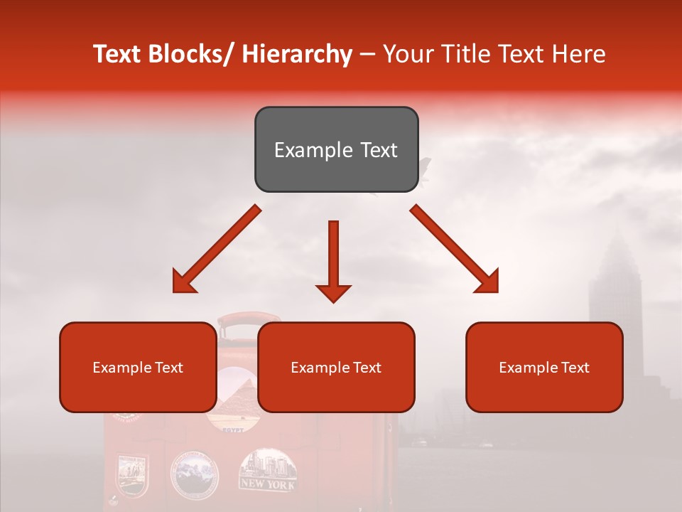 Fly Airport Sky PowerPoint Template