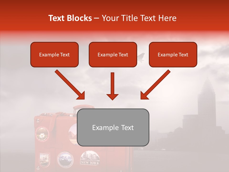 Fly Airport Sky PowerPoint Template