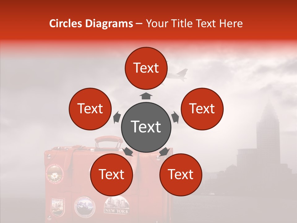 Fly Airport Sky PowerPoint Template