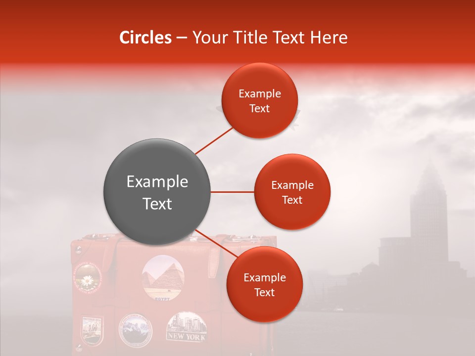 Fly Airport Sky PowerPoint Template