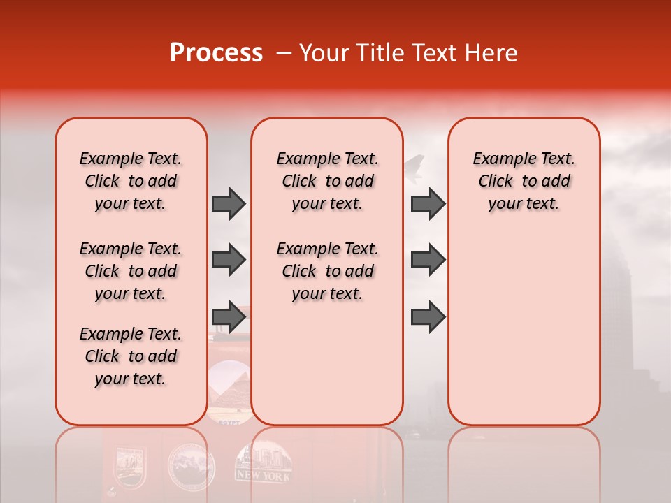 Fly Airport Sky PowerPoint Template