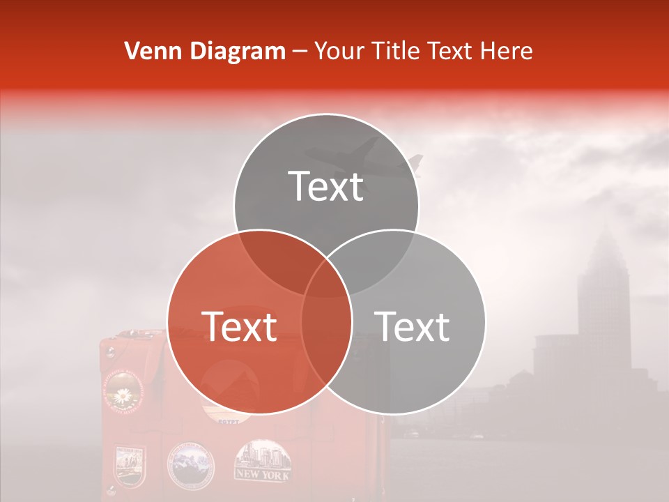 Fly Airport Sky PowerPoint Template