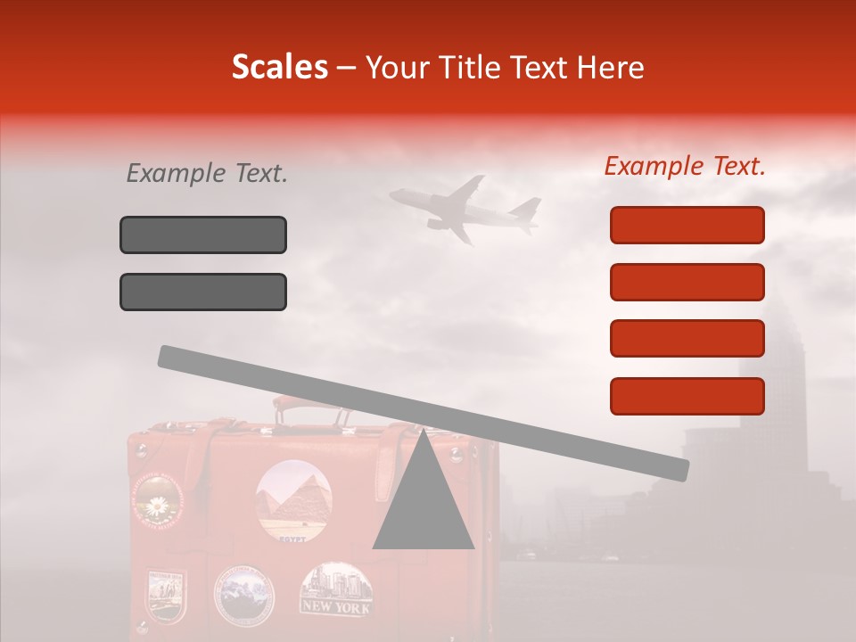 Fly Airport Sky PowerPoint Template