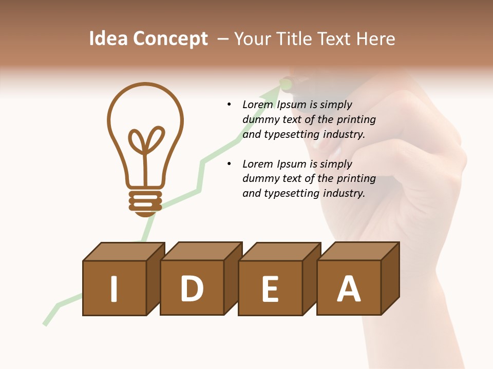 Tip Graphic Pen PowerPoint Template