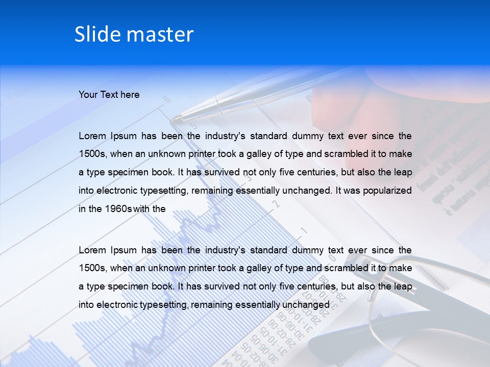 Growth Economy Accounting PowerPoint Template