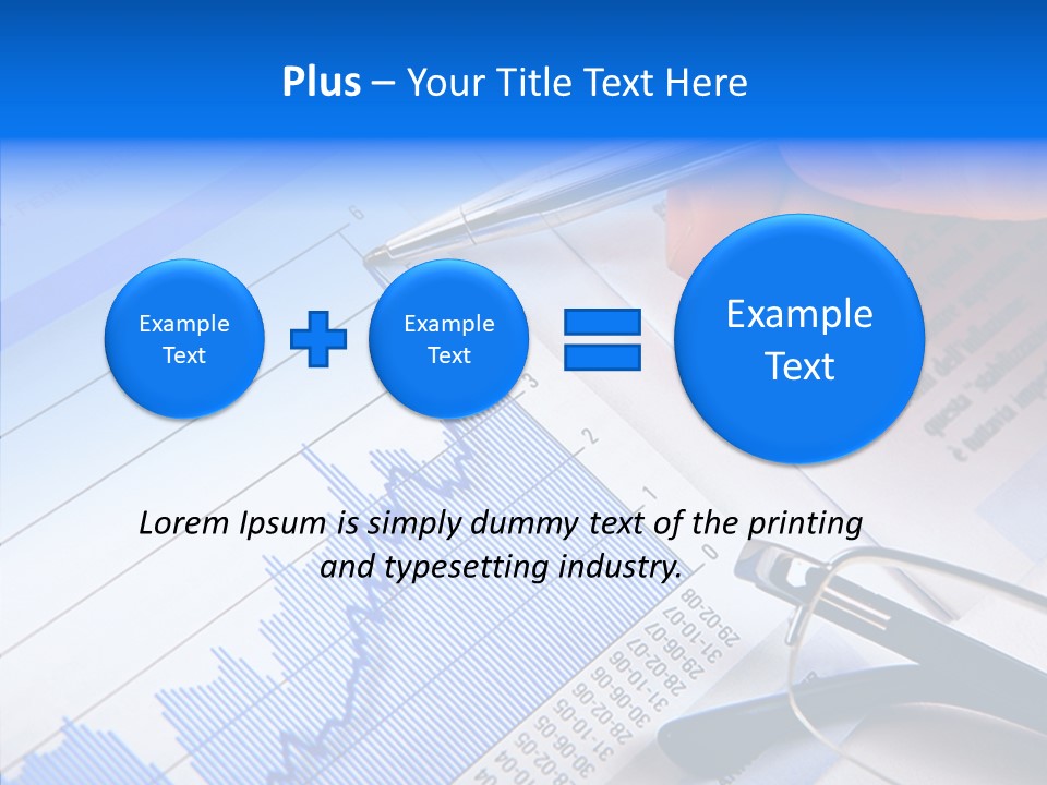 Growth Economy Accounting PowerPoint Template