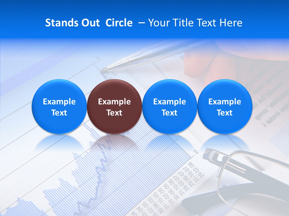 Growth Economy Accounting PowerPoint Template
