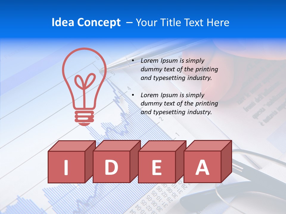 Growth Economy Accounting PowerPoint Template