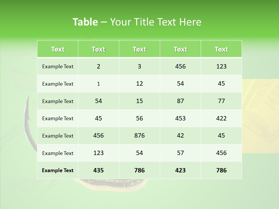 Theft Loan Debt PowerPoint Template