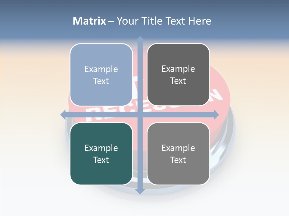 United Bankrupt Failure PowerPoint Template