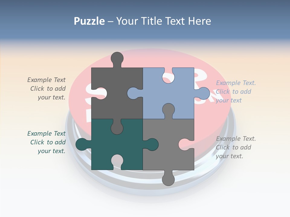 United Bankrupt Failure PowerPoint Template