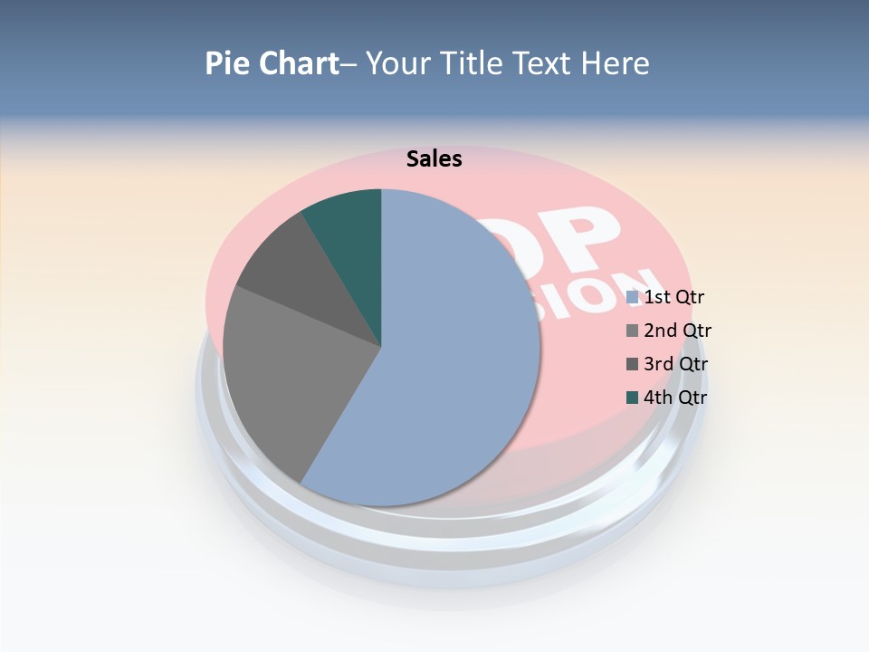 United Bankrupt Failure PowerPoint Template