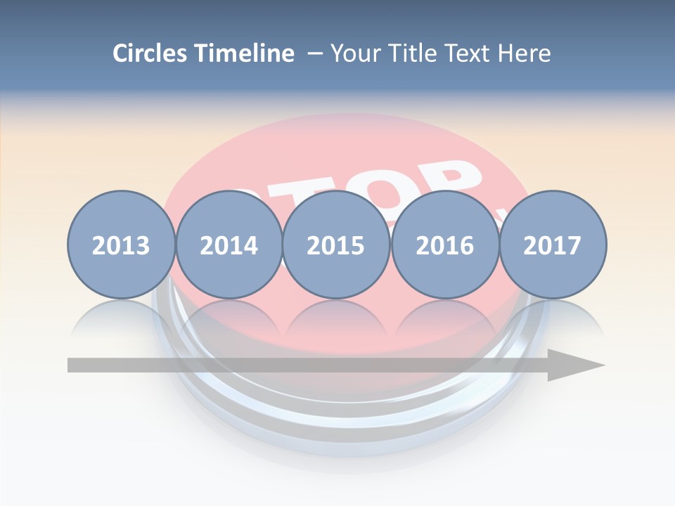 United Bankrupt Failure PowerPoint Template