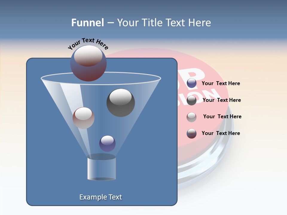 United Bankrupt Failure PowerPoint Template