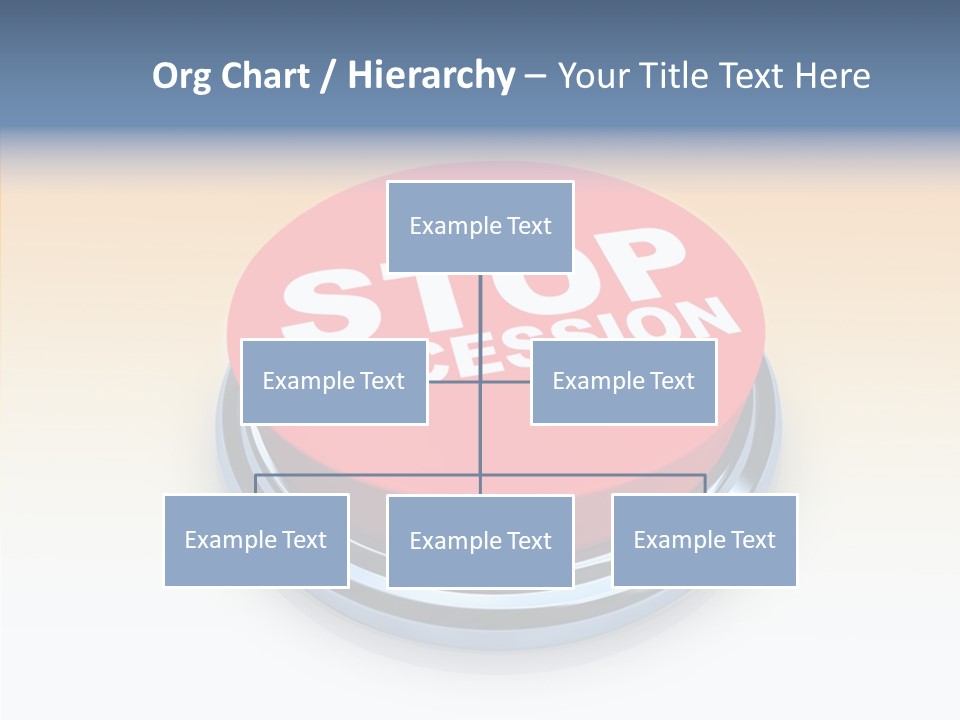 United Bankrupt Failure PowerPoint Template