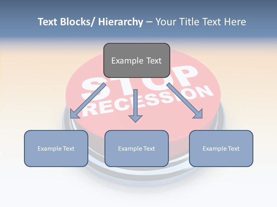 United Bankrupt Failure PowerPoint Template