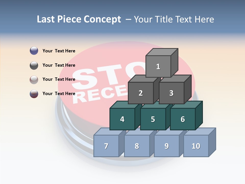 United Bankrupt Failure PowerPoint Template