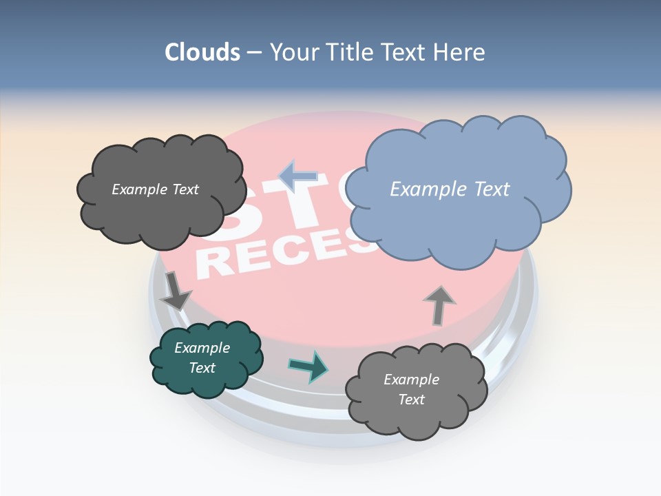 United Bankrupt Failure PowerPoint Template