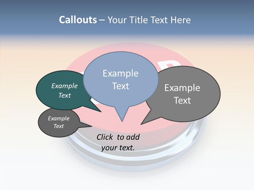 United Bankrupt Failure PowerPoint Template