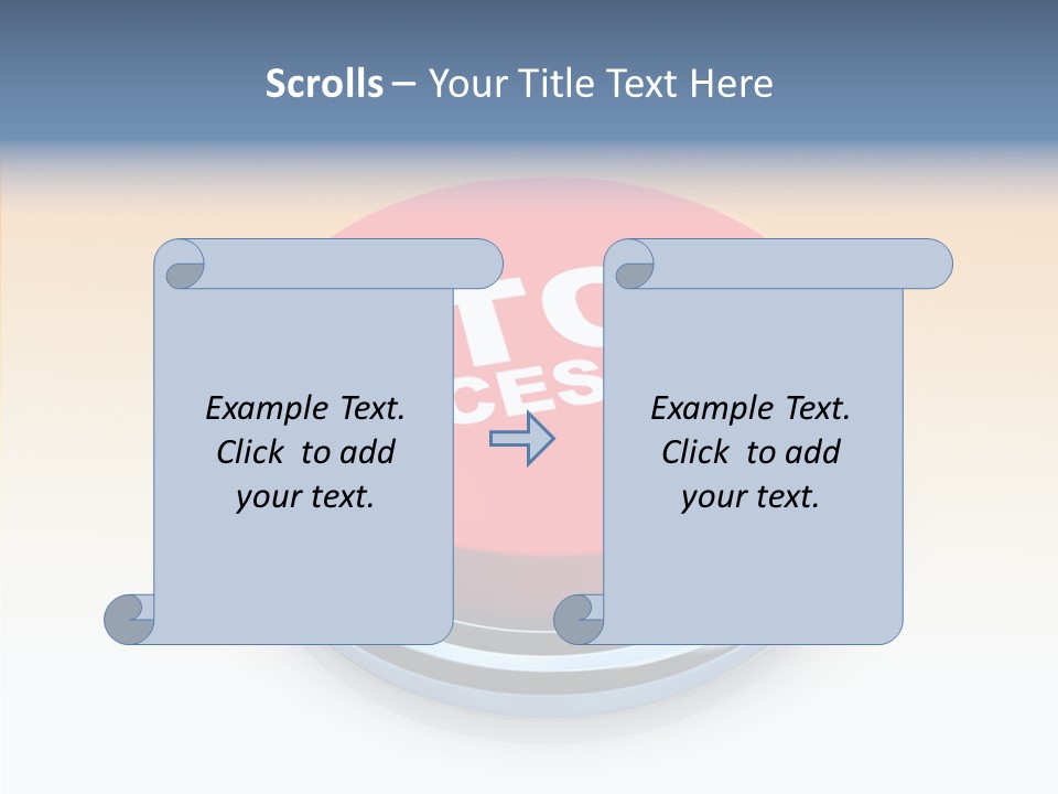 United Bankrupt Failure PowerPoint Template