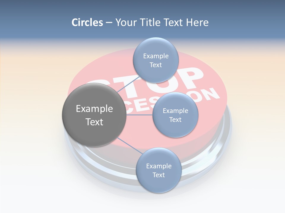 United Bankrupt Failure PowerPoint Template