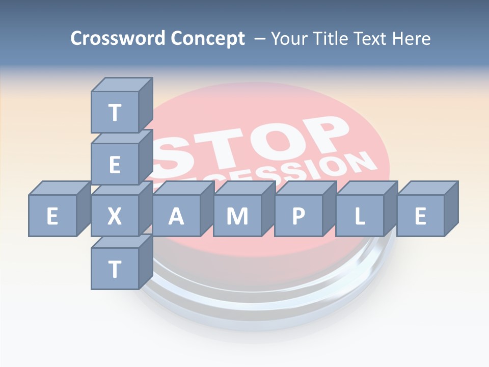 United Bankrupt Failure PowerPoint Template