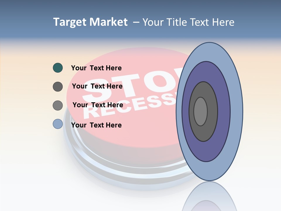 United Bankrupt Failure PowerPoint Template