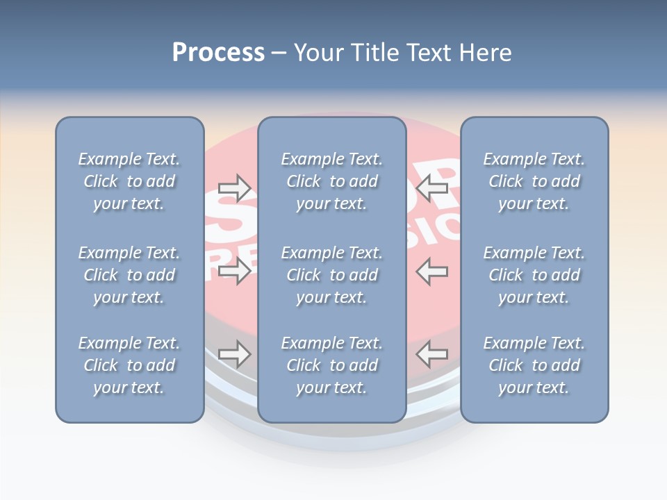 United Bankrupt Failure PowerPoint Template