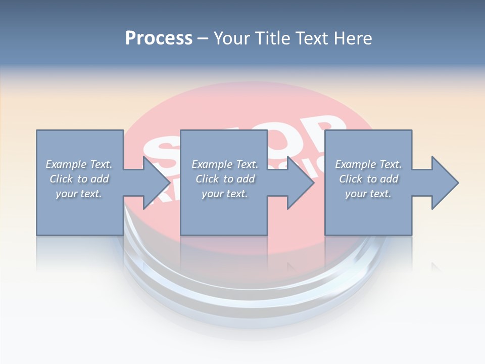 United Bankrupt Failure PowerPoint Template