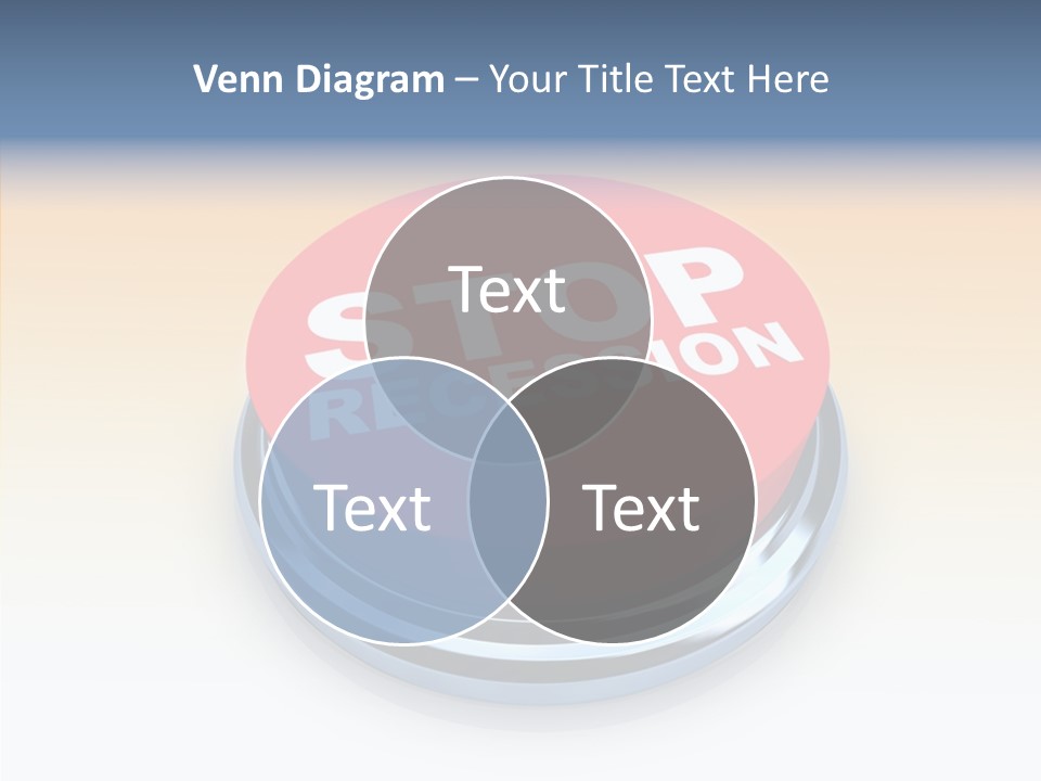 United Bankrupt Failure PowerPoint Template