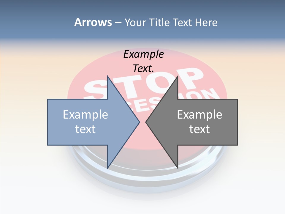 United Bankrupt Failure PowerPoint Template