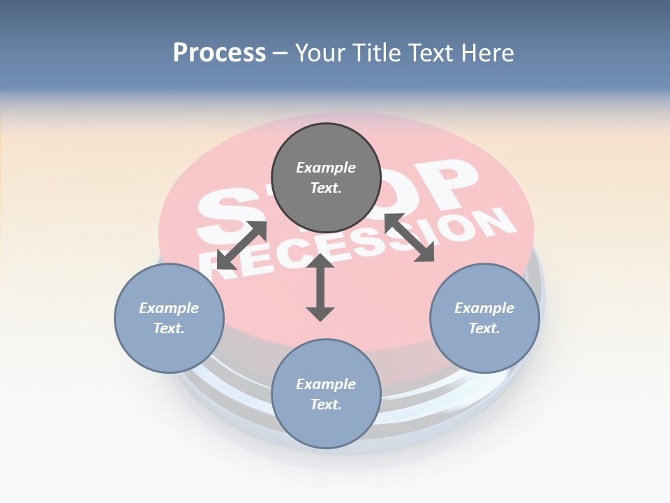 United Bankrupt Failure PowerPoint Template